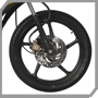 Honda XRM 125 Motard Feature : Alloy Wheels